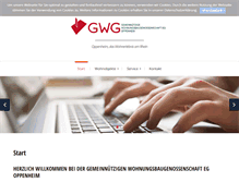 Tablet Screenshot of gw-oppenheim.de